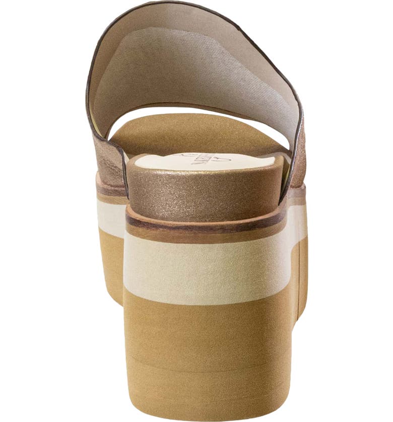 Naked Feet Naked Feet Flow Slide Sandal in Gold - Little Miss Muffin Children & Home