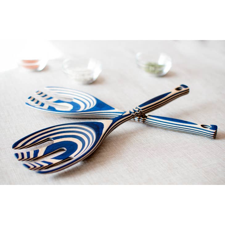 Island Bamboo Island Bamboo Blue Pakka 12" Salad Claws - Little Miss Muffin Children & Home