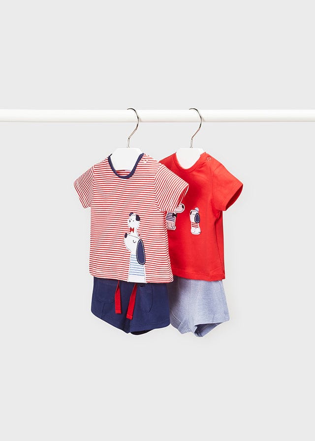 Mayoral Mayoral Puppy 2 Piece Short Set - Little Miss Muffin Children & Home