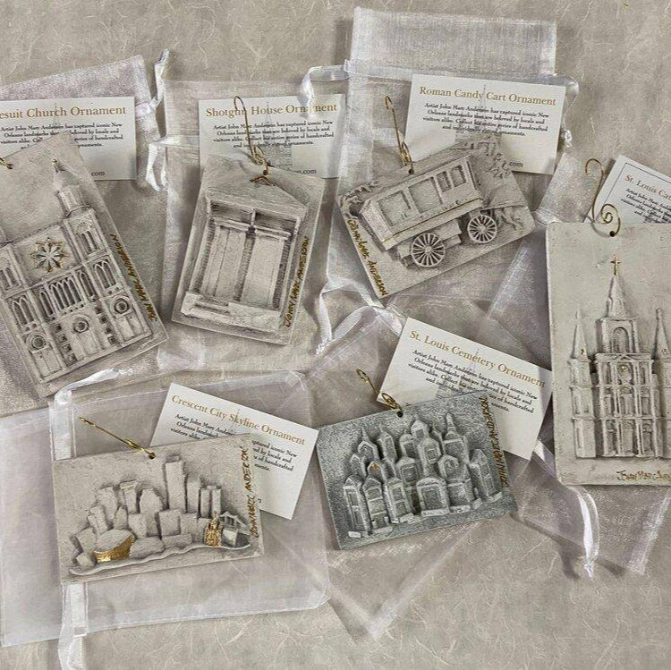 John Marc Anderson - John Marc Anderson New Orleans Christmas Ornaments - Little Miss Muffin Children & Home