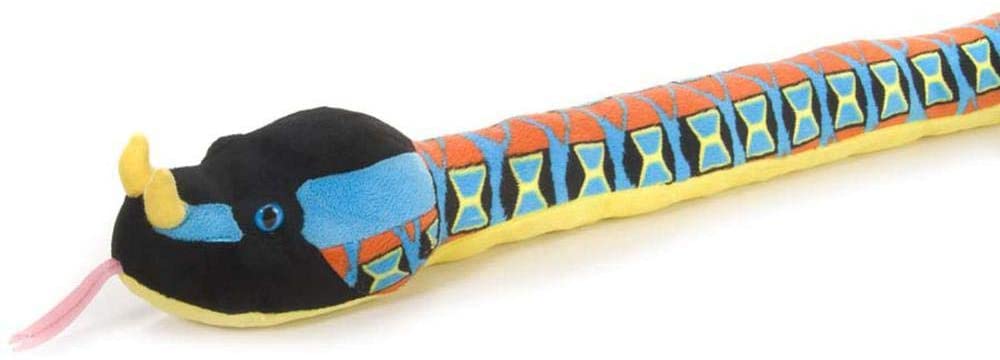 Wild Republic Rhino Viper Snake Plush, view 2