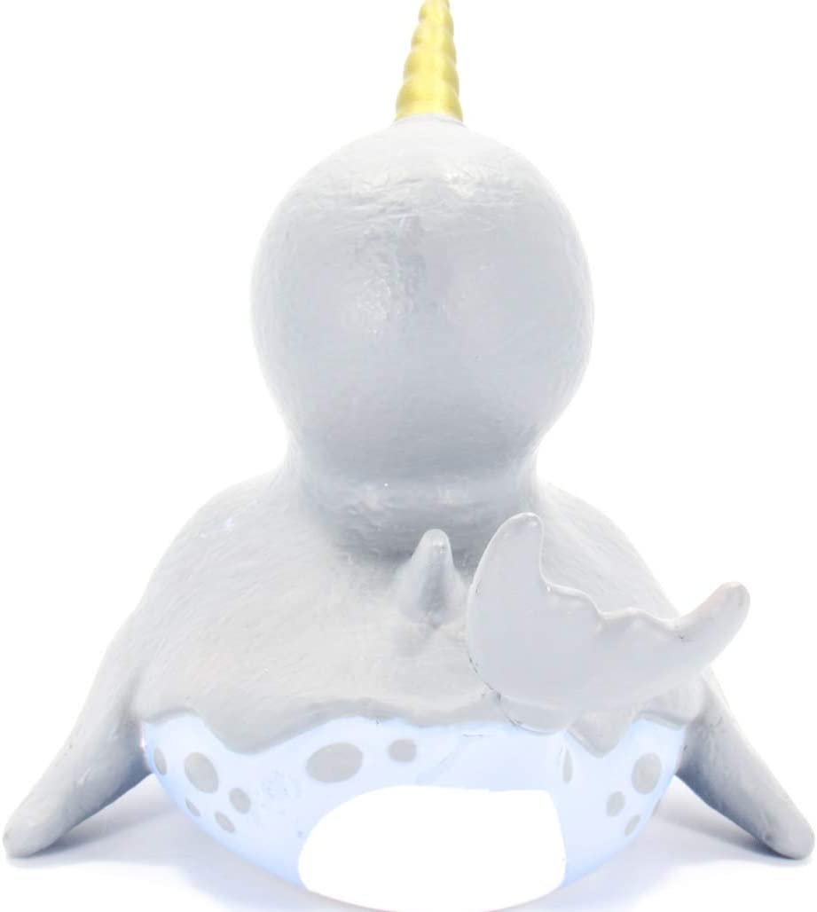Wild Republic Narwhal Rubber Duck, view 4