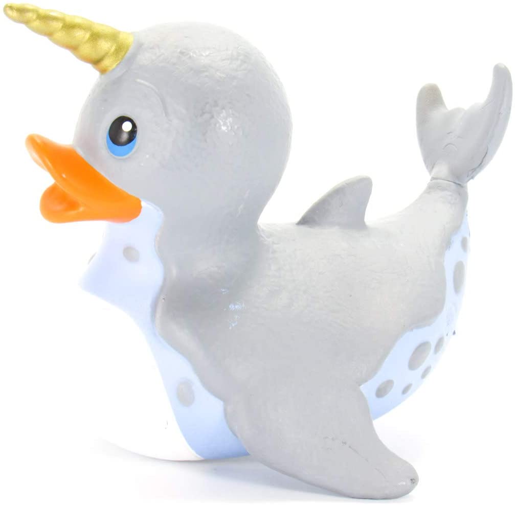 Wild Republic Narwhal Rubber Duck, view 3