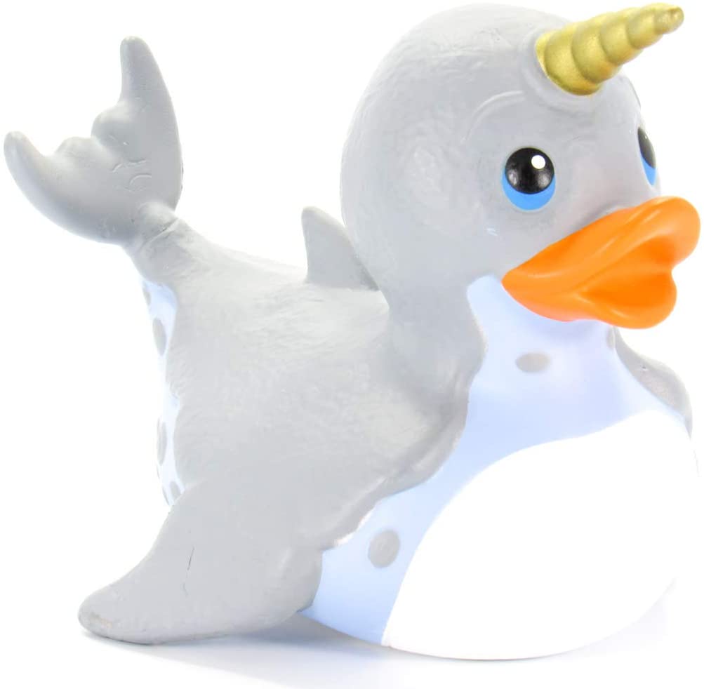 Wild Republic Narwhal Rubber Duck
