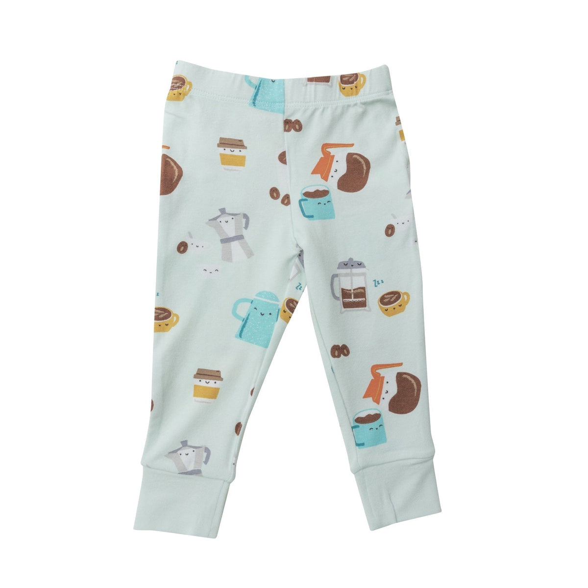 Angel Dear Angel Dear Coffee Mint Short Sleeve PJ Set - Little Miss Muffin Children & Home
