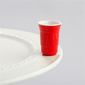 Nora Fleming - Nora Fleming Fill Me Up Red Solo Cup Topper - Little Miss Muffin Children & Home