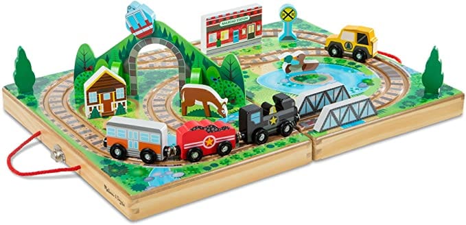 Melissa & Doug Melissa & Doug Take Along Tabletop Railroad - Little Miss Muffin Children & Home