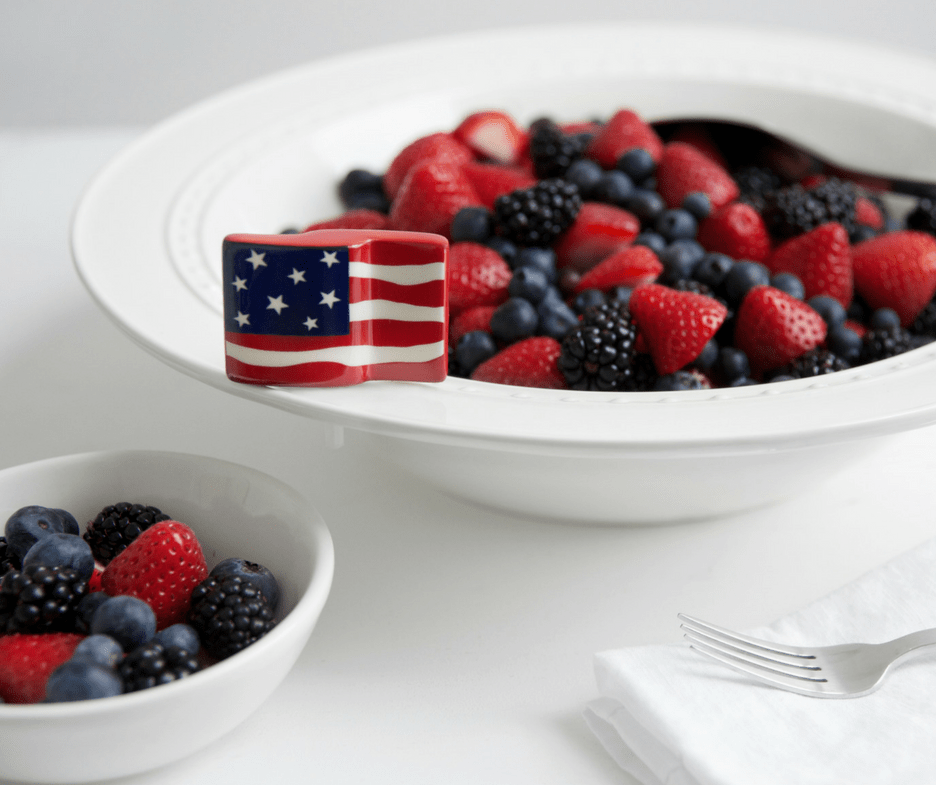 Nora Fleming - Nora Flemming Stars & Stripes Forever American Flag Topper - Little Miss Muffin Children & Home