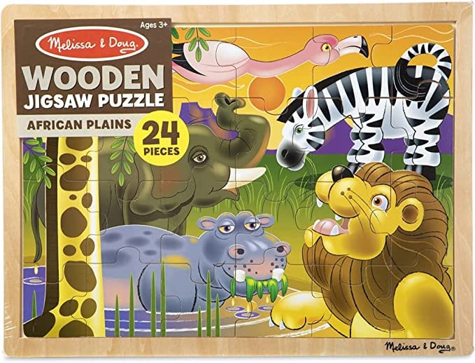 Melissa & Doug Melissa & Doug African Plains Safari Jigsaw Puzzle - Little Miss Muffin Children & Home