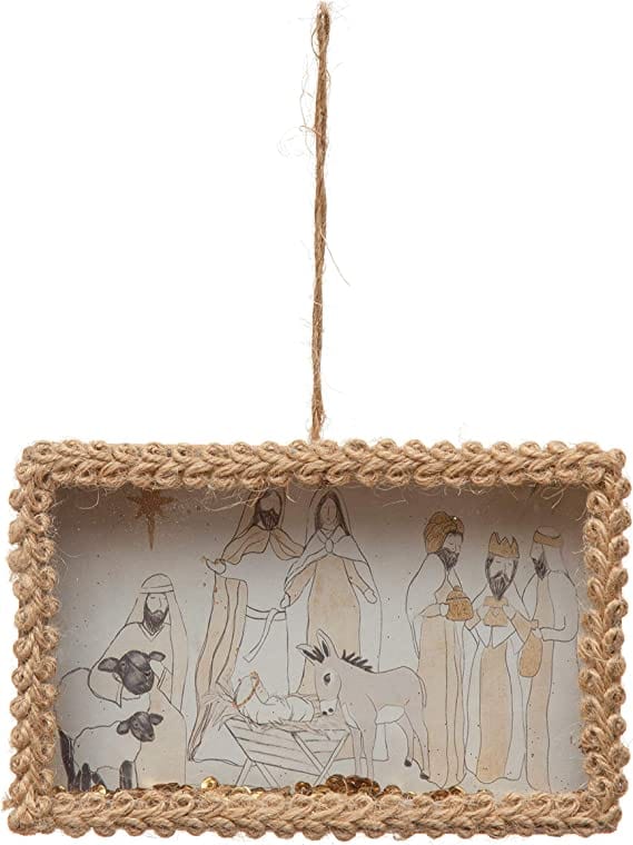 Creative Co-op Creative Co-Op Framed Paper Box - Little Miss Muffin Children & Home