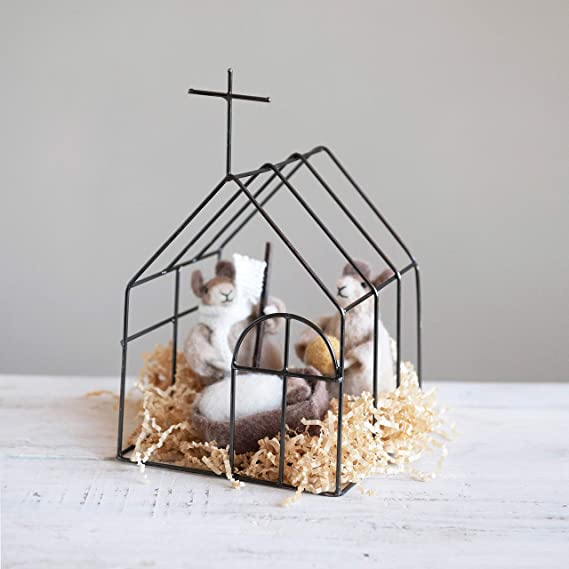 Creative Co-op Creative Co-op Metal Church - Little Miss Muffin Children & Home