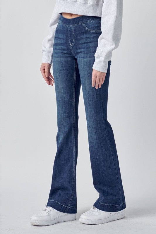 Cello Jeans Cello Mid Rise Flare Jeggings - Little Miss Muffin Children & Home