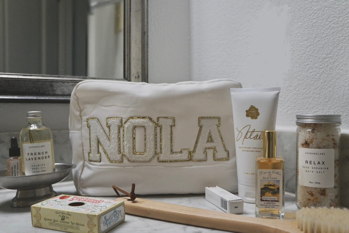 Whereable Art Whereable Art New Orleans Varsity Travel Bag - Little Miss Muffin Children & Home