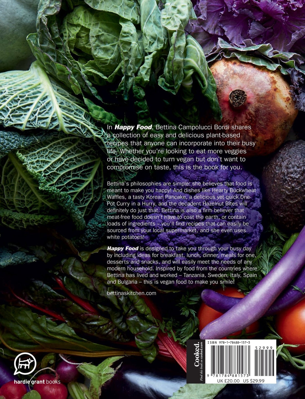 Hachette Happy Food: Fast, Fresh, Simple Vegan - Little Miss Muffin Children & Home