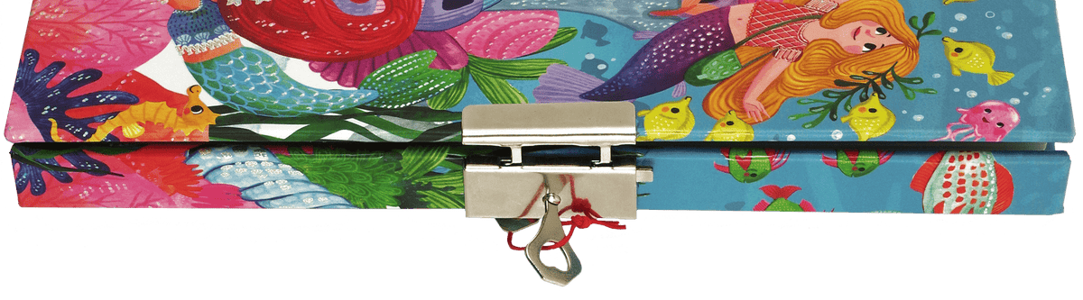 Peter Pauper Press Peter Pauper Press Mermaids Locking Journal - Little Miss Muffin Children & Home