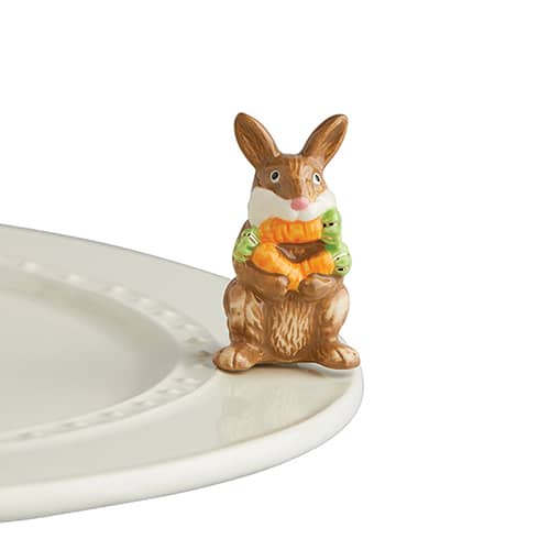 Nora Fleming Nora Fleming Funny Bunny Topper - Little Miss Muffin Children & Home