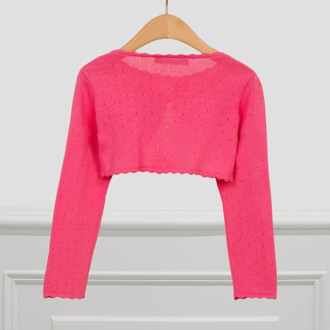 Abel & Lula Abel & Lula Knit Cardigan in Bubblegum - Little Miss Muffin Children & Home
