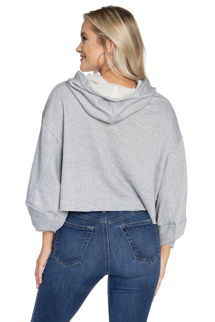 FYC - Flying Colors Flying Colors Delilah Balloon Sleeve Cropped Hoodie - Little Miss Muffin Children & Home