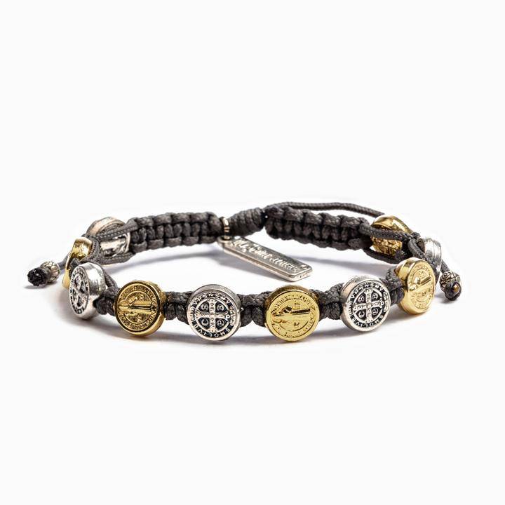 My Saint My Hero - My Saint My Hero Benedictine Blessing Bracelet with Mixed Medals - Little Miss Muffin Children & Home