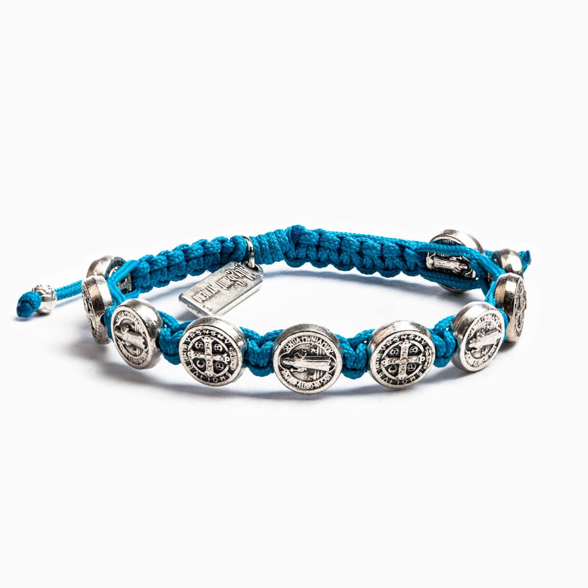 My Saint My Hero My Saint My Hero Benedictine Blessing Bracelet - Silver Medals - Little Miss Muffin Children & Home