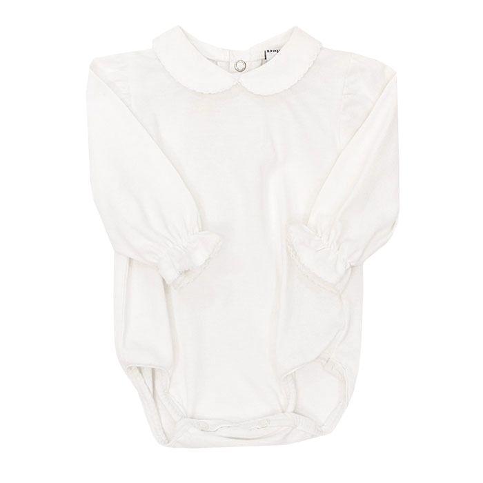 Bailey Boys Bailey Boys Girl's Long Sleeve Button Back Onesie - Little Miss Muffin Children & Home