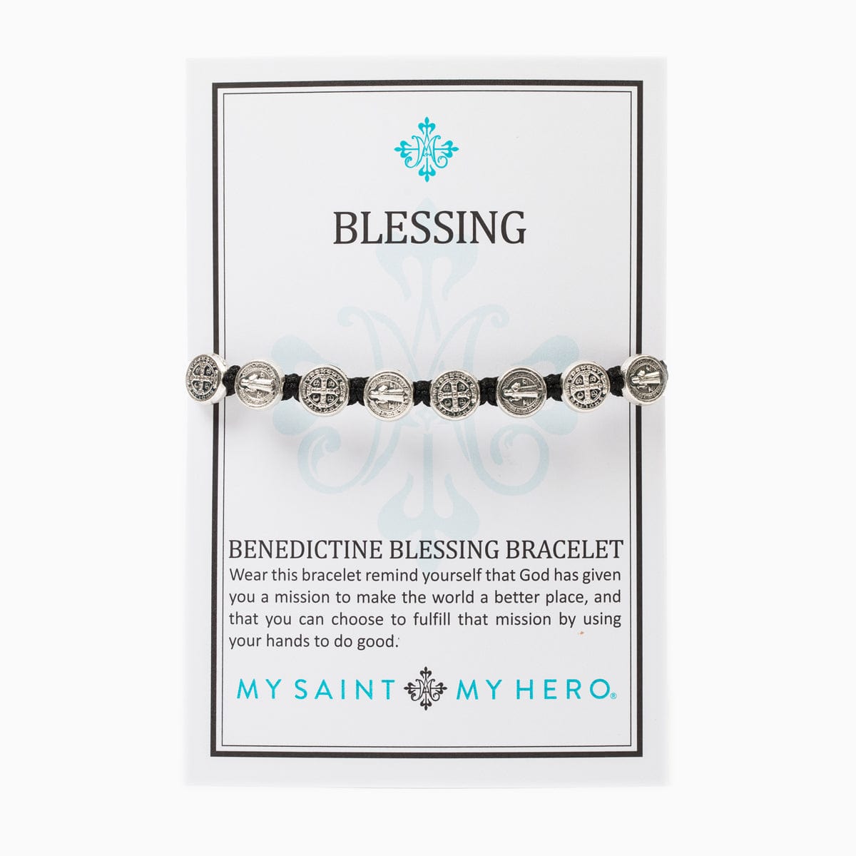 My Saint My Hero My Saint My Hero St. Benedict Blessing Bracelet - Little Miss Muffin Children & Home