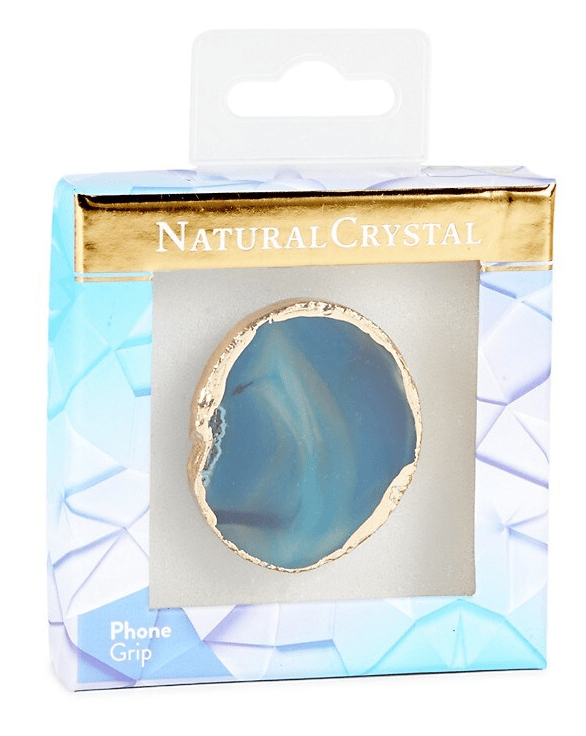 Phunkee Tree Phunkee Tree Blue Agate Phone Grip - Little Miss Muffin Children & Home