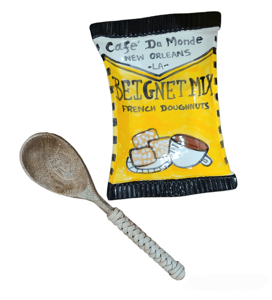 Katie Baldwin Originals Katie Baldwin Cafe Du Monde Spoon Rest - Little Miss Muffin Children & Home