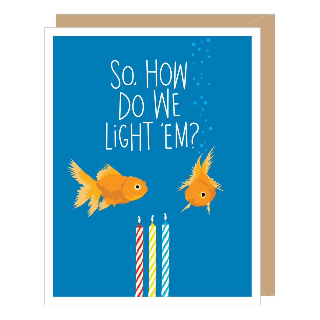 Apartment 2 Cards Apartment 2 Cards Goldfish Birthday Card - Little Miss Muffin Children & Home
