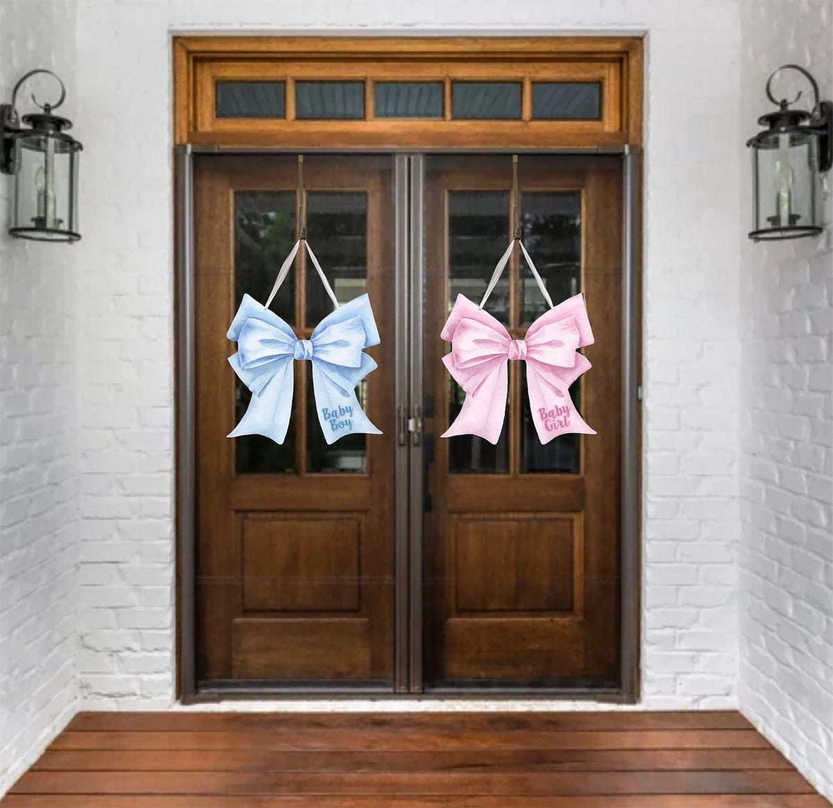 Lisa Devlin Designs Lisa Devlin Designs Baby Ribbons Door Hangers - Little Miss Muffin Children & Home