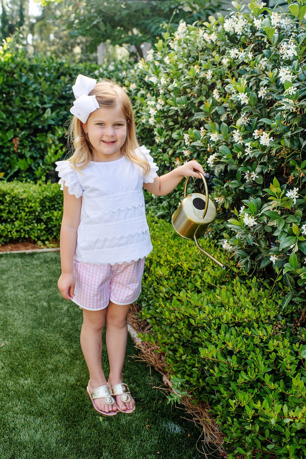 Beaufort Bonnet Company Beaufort Bonnet Company Ellie's Eyelet Top - Little Miss Muffin Children & Home