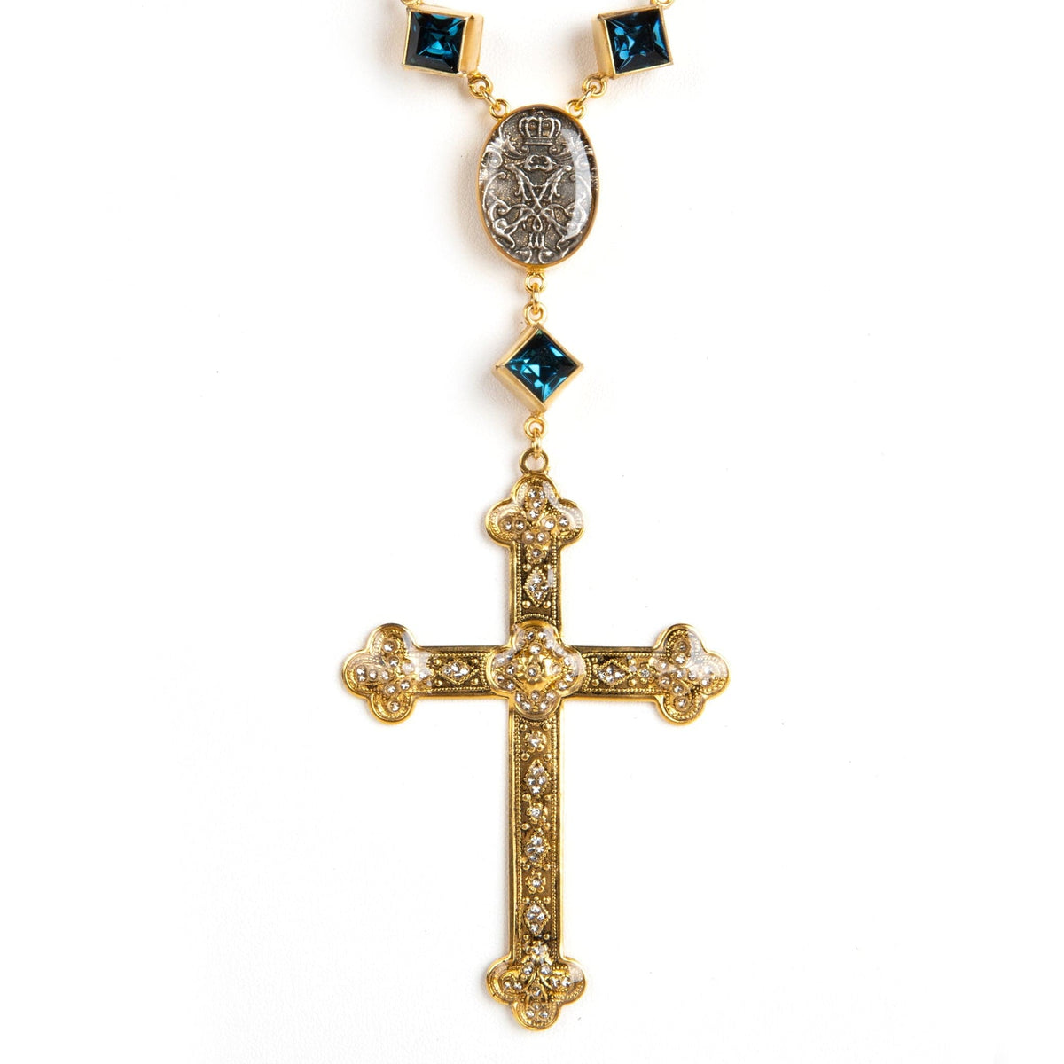 Virgins Saints & Angels Virgins Saints & Angels Venetian Cross Rosary - Little Miss Muffin Children & Home