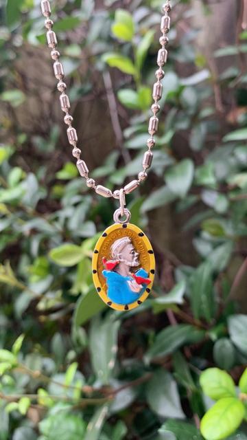 Saints for Sinners Saints for Sinners St. Francis of Assisi Hand Painted Medallion - Little Miss Muffin Children & Home