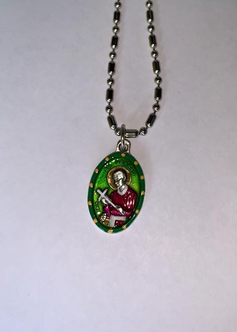 Saints for Sinners Saints for Sinners St. Gerard Hand Painted Medallion - Little Miss Muffin Children & Home
