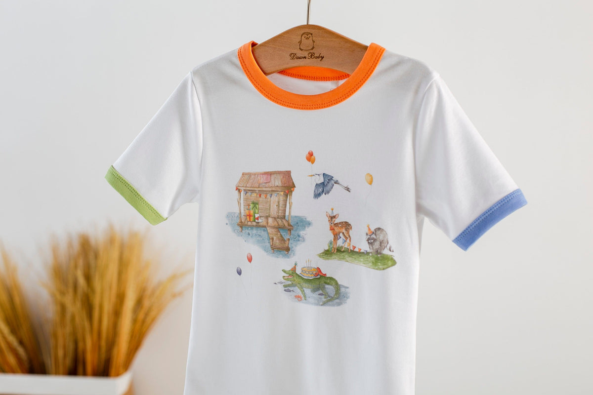 Nola Tawk Nola Tawk Bayou Birthday Cotton Tee - Little Miss Muffin Children & Home