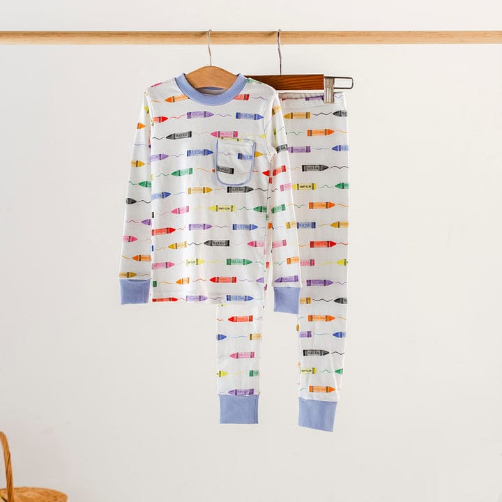 NT - Nola Tawk Nola Tawk Color My World 2 Piece Pajama Set - Little Miss Muffin Children & Home