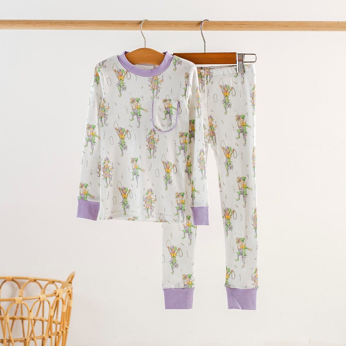 NT - Nola Tawk Nola Tawk Mardi Mambo Organic Cotton PJ Set - Little Miss Muffin Children & Home
