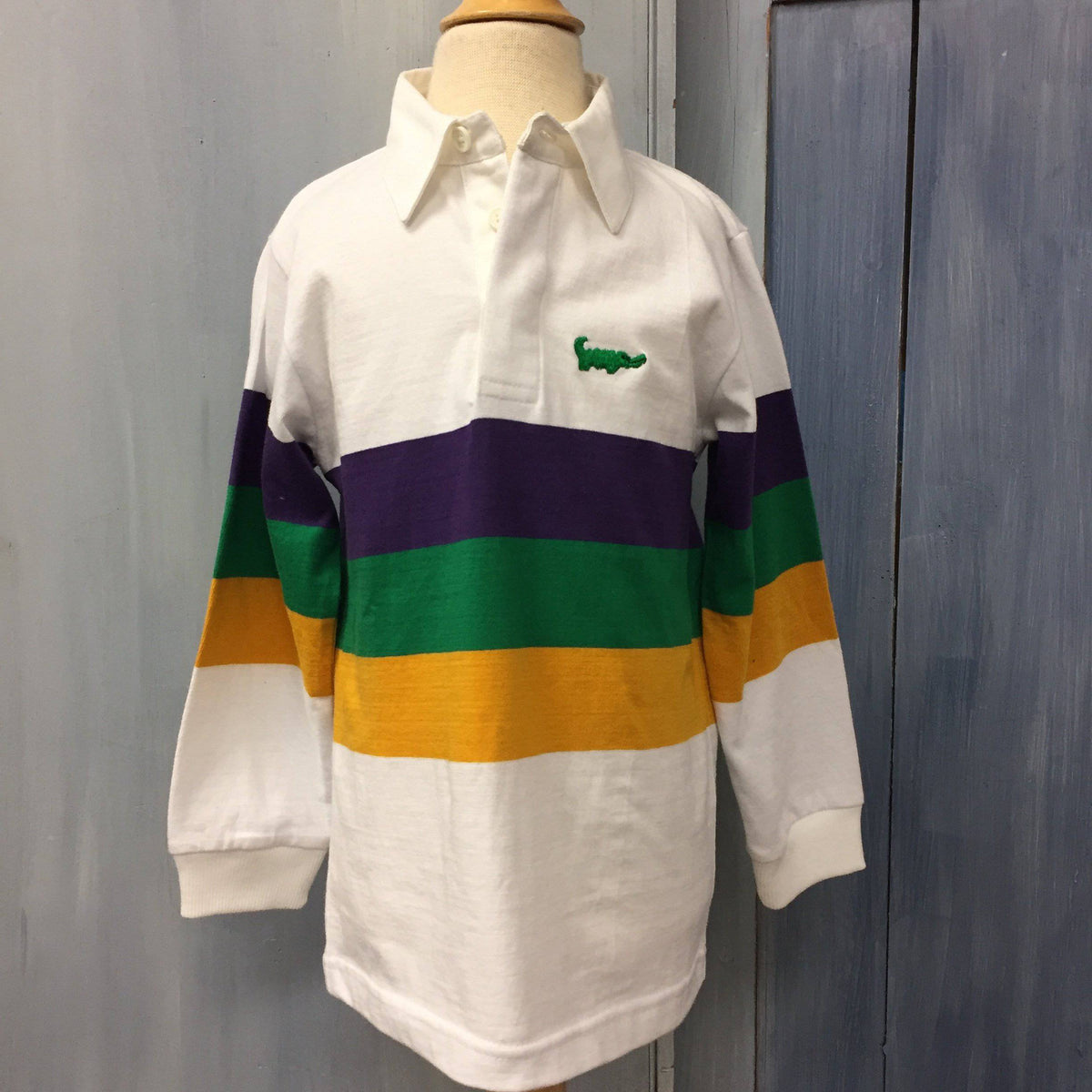 Me Me's Children - Me Me's Long Sleeve Mardi Gras Rugby Shirt - Little Miss Muffin Children & Home
