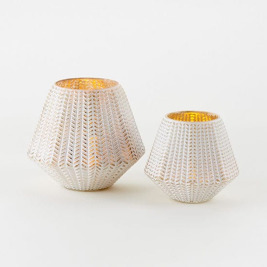 180 Degrees 180 Degrees Frosted Glass Votive - Little Miss Muffin Children & Home