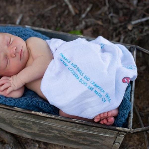 Little Hometown Little Hometown Louisiana Boys 2-Pack Swaddle Blanket Set - Little Miss Muffin Children & Home