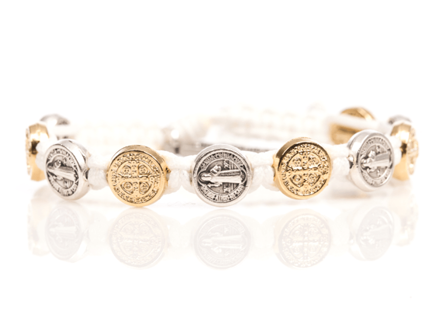 My Saint My Hero - My Saint My Hero Benedictine Blessing Bracelet with Mixed Medals - Little Miss Muffin Children & Home