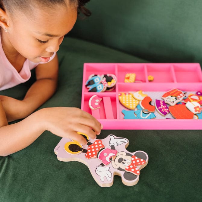 Melissa & Doug Melissa & Doug Minnie Wooden Magnetic Dress Up - Little Miss Muffin Children & Home