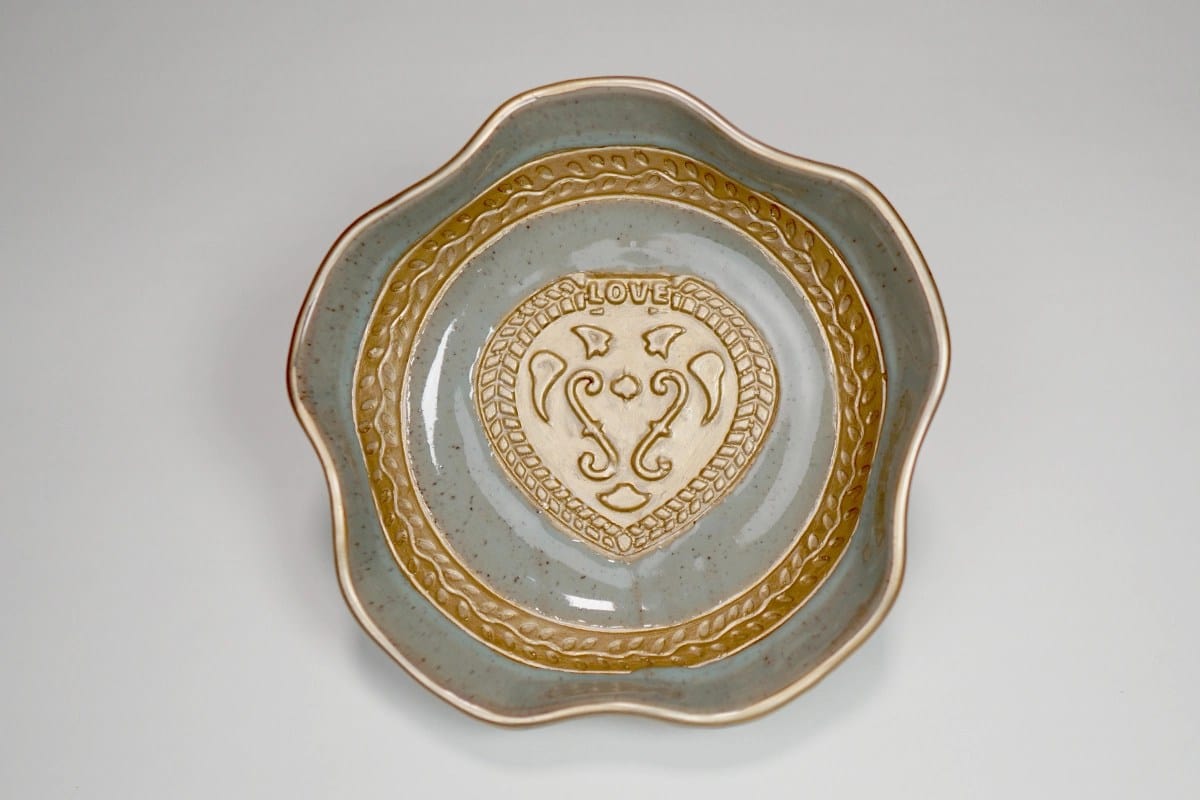 Pamela Sack Pottery Pamela Sack Pottery Love Bowl - Little Miss Muffin Children & Home