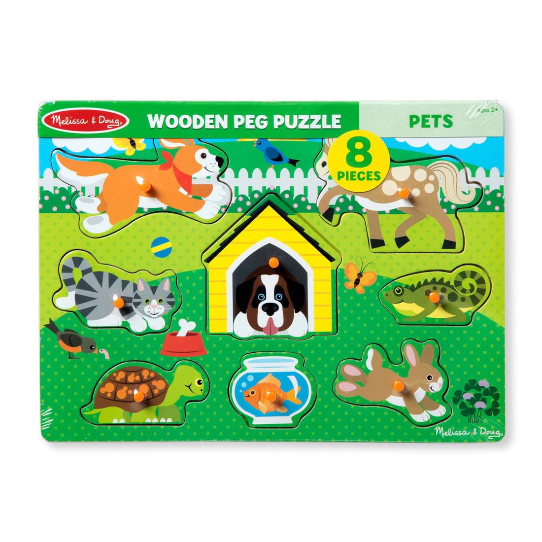 Melissa & Doug Melissa & Doug Pets Peg Puzzle - Little Miss Muffin Children & Home