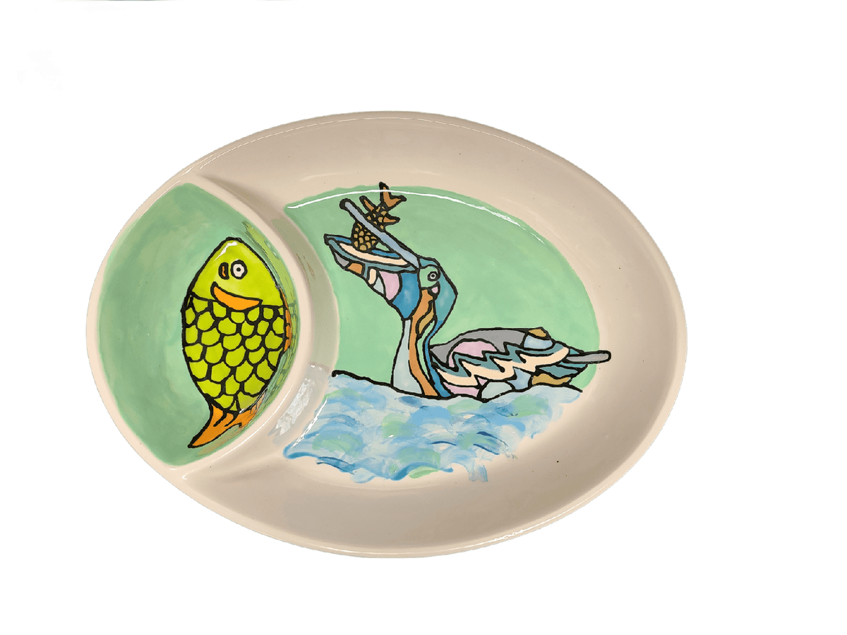 Jan Salzer Art Jan Salzer Collection Pelican Chip & Dip - Little Miss Muffin Children & Home