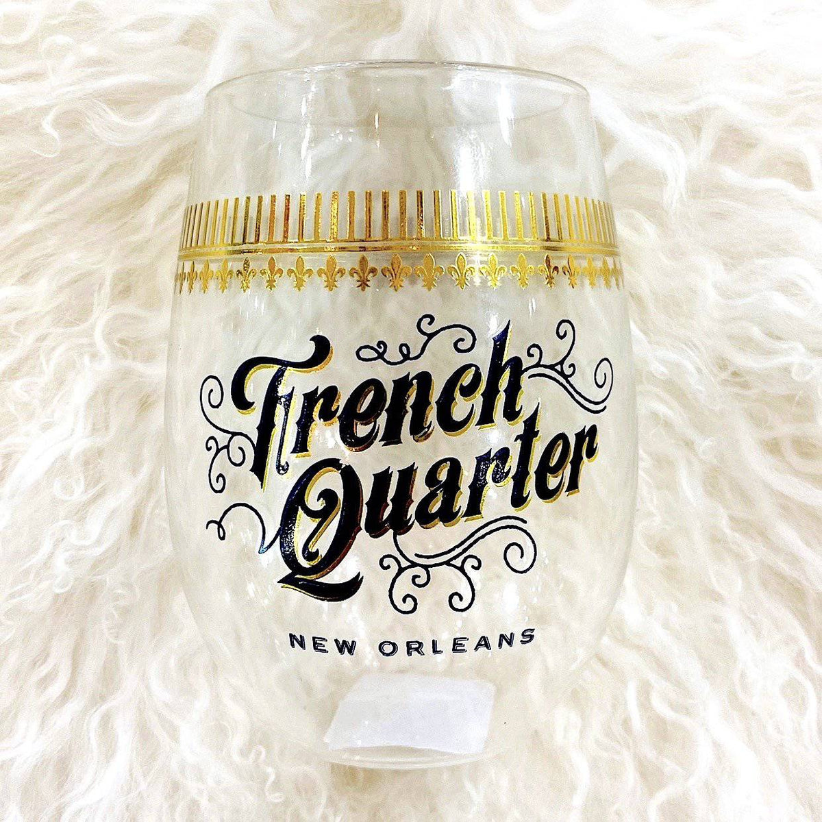 The Parish Line - The Parish Line "French Quarter" Stemless Wine Glass - Little Miss Muffin Children & Home
