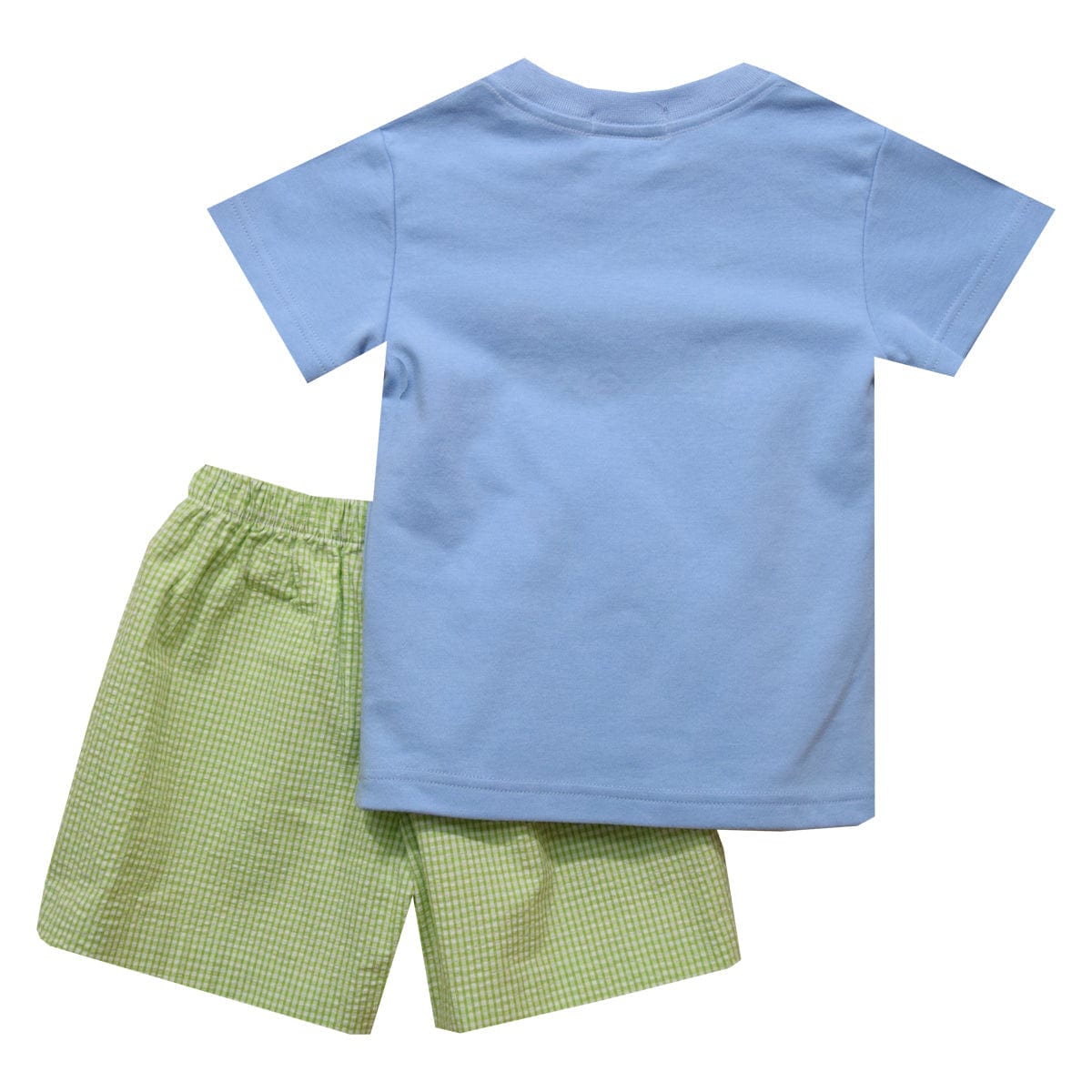 Vive La Fete Vive La Fete Golf Embroidery Check Seersucker Short Set - Little Miss Muffin Children & Home
