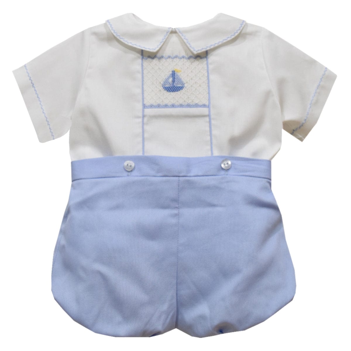Vive La Fete Vive La Fete Geometric Smocked Pique Short set - Little Miss Muffin Children & Home