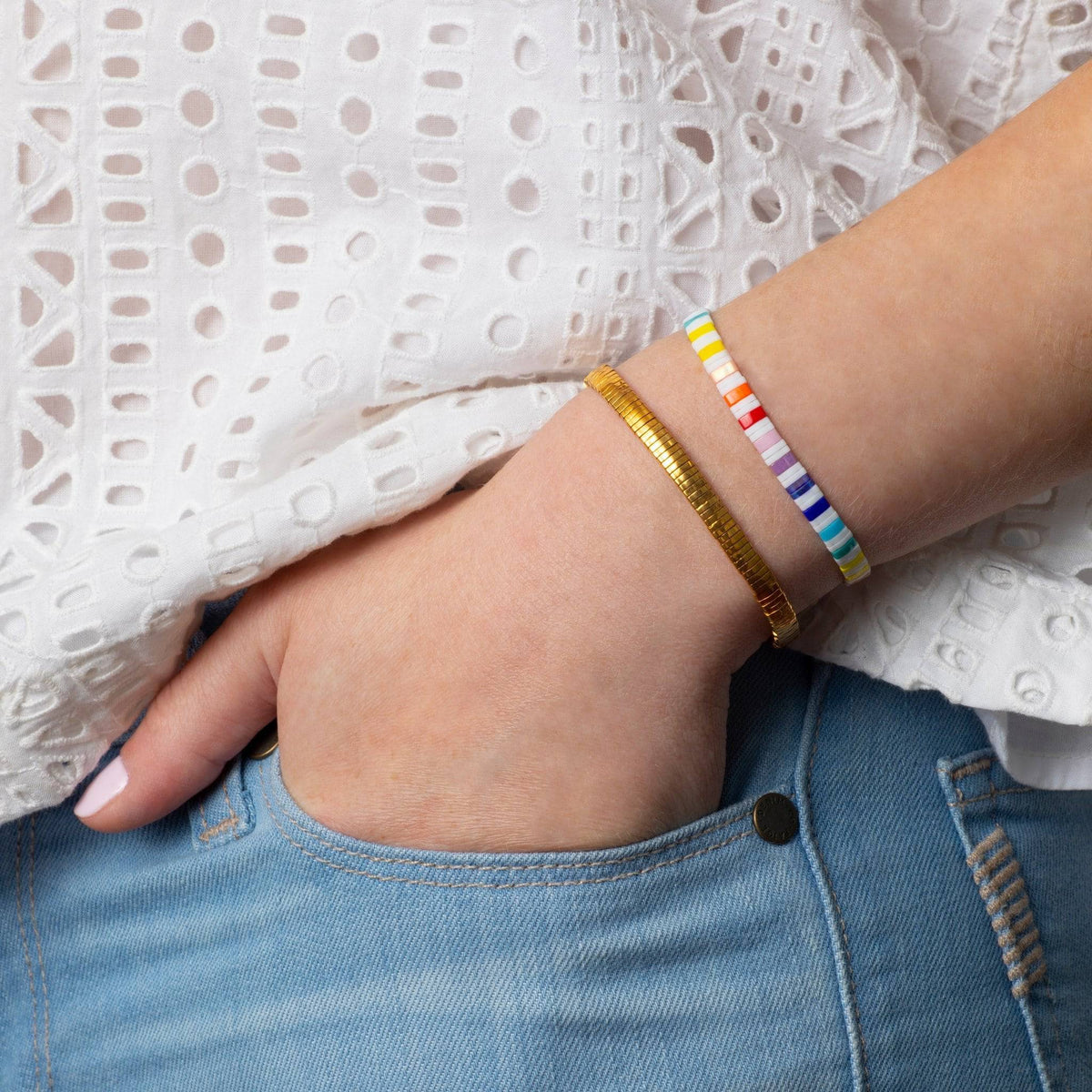 Caryn Lawn - Caryn Lawn Bright Rainbow Supernova Bracelet - Little Miss Muffin Children & Home