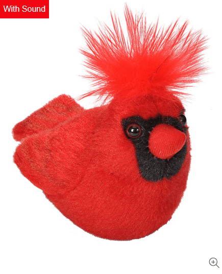 Wild Republic Audubon II Northern Cardinal Plush
